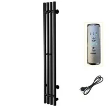 Тругор Электрический полотенцесушитель Вектор П4 150х1200 мм, Пэк сп , черный 00-00043622, чёрный