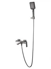 Смеситель для ванны с душем WONZON & WOGHAND DIAMOND, Темный графит (WW-88639011-BGM)