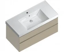 Тумба подвесная с раковиной Kerama Marazzi CUBO 100 см, лимо L\R