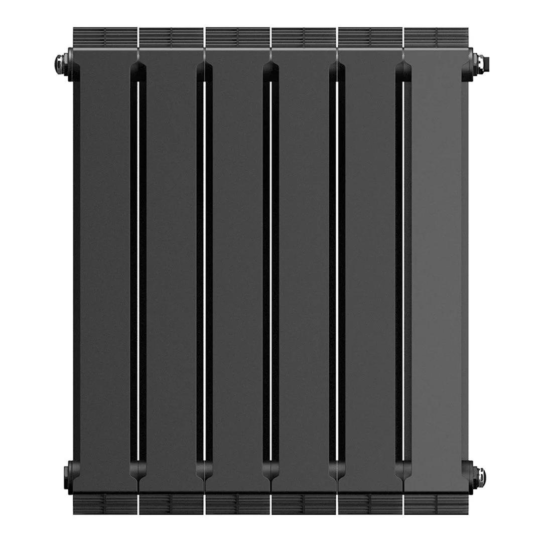 Приобрести royal thermo радиатор биметаллический pianoforte 500 /noir sable ( черный графит ) - 6 секц.
