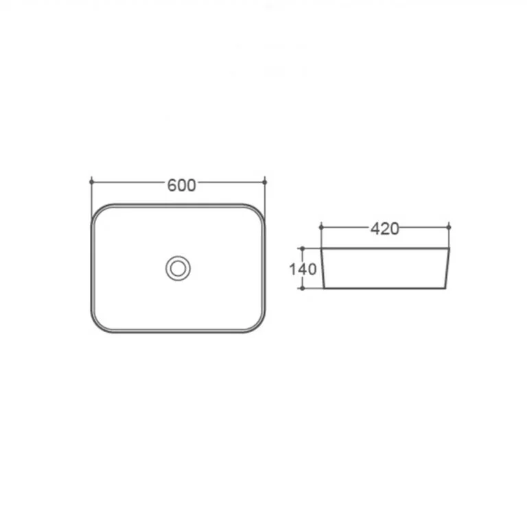 Приобрести vincea раковина накладная 60х42 см, белая vbs-304