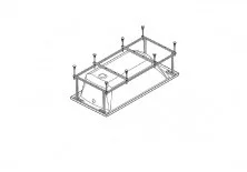 Каркас для ванны Santek Каледония 150х75 см