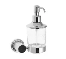 Boheme Дозатор жидкого мыла Royale Cristal, хром\черный 10932-CR-B