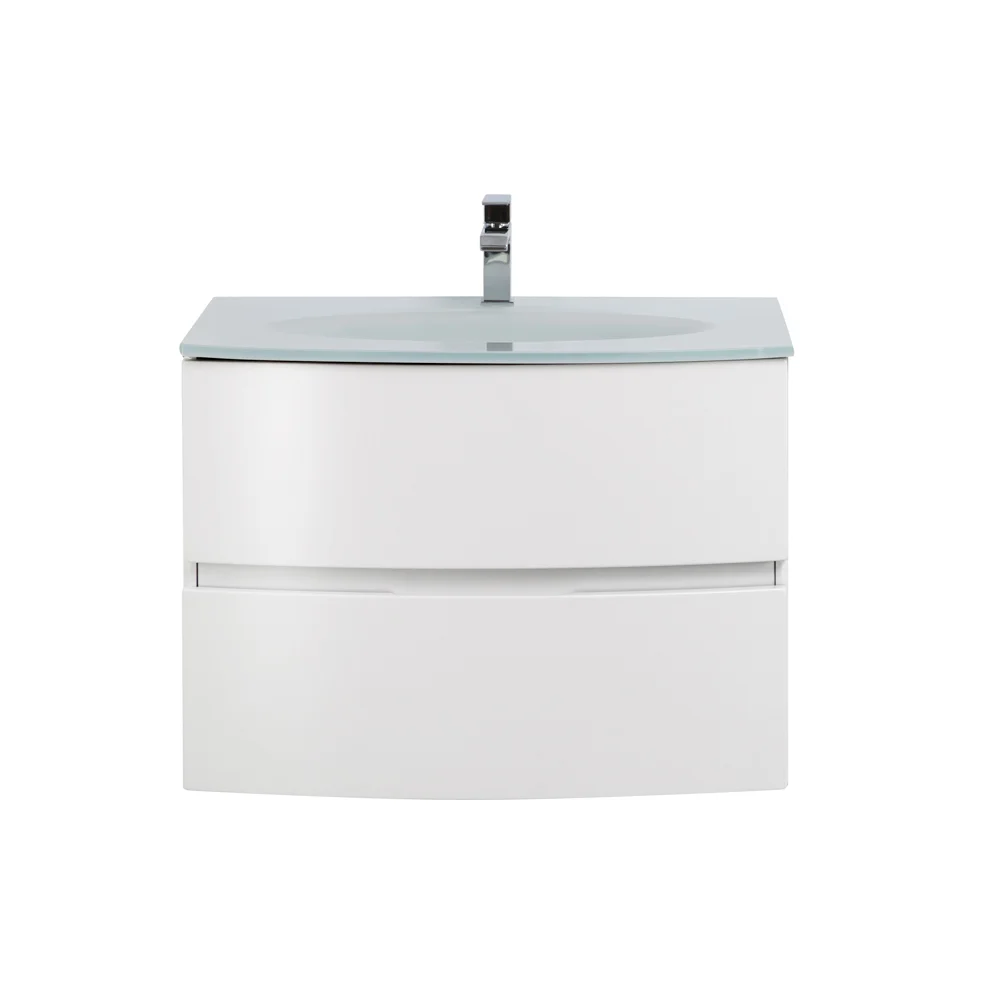 Приобрести cezares тумба подвесная с раковиной elettra 75 см bianco opaco, стекло, белая 55521