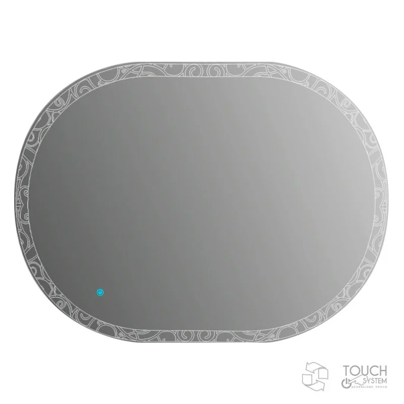 Приобрести cezares зеркало 100х75см, led подсветка, 44997