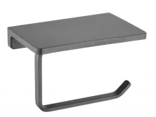 Держатель для туалетной бумаги с полкой Vieir V5010G серый