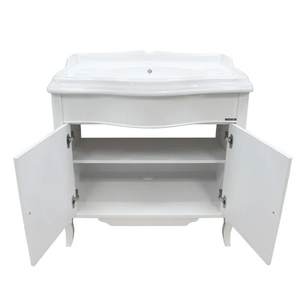 Приобрести сomforty тумба с раковиной версаль 90 см, слоновая кость