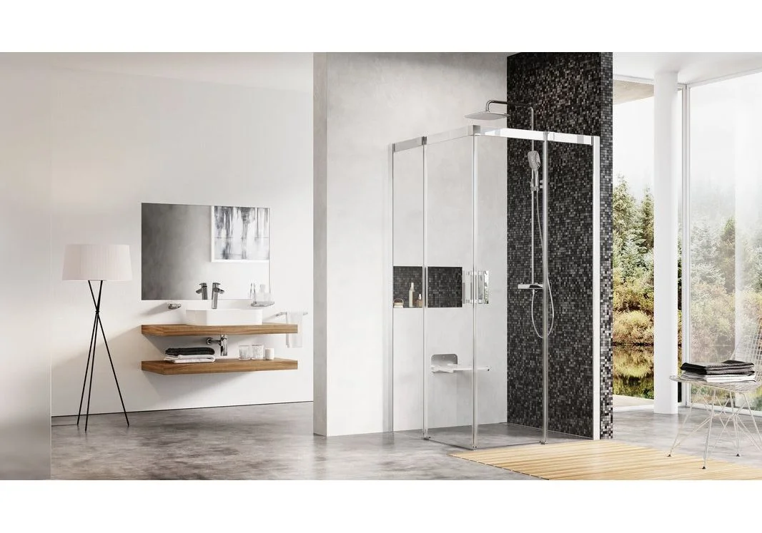 Приобрести ограждение душевое ravak matrix msrv4 100 см 1wvaac00z1 алюминий/прозрачное