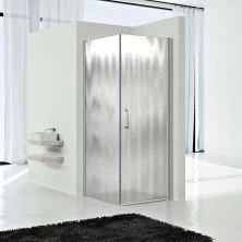 Vincea Душевое ограждение Orta 90х90 см, текстурное, правостороняя, хром VSR-1O9090CH-R