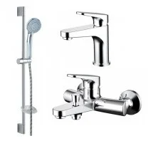 Набор смесителей для ванны Bravat ELER 3в1, F00450CP