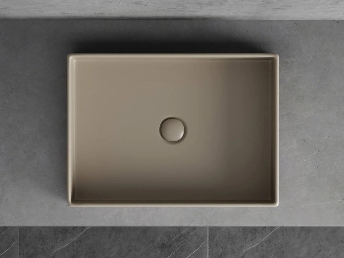 Приобрести hayzburg накладная раковина чаша 51х37 см, капучино матовая hb-0034-50mc