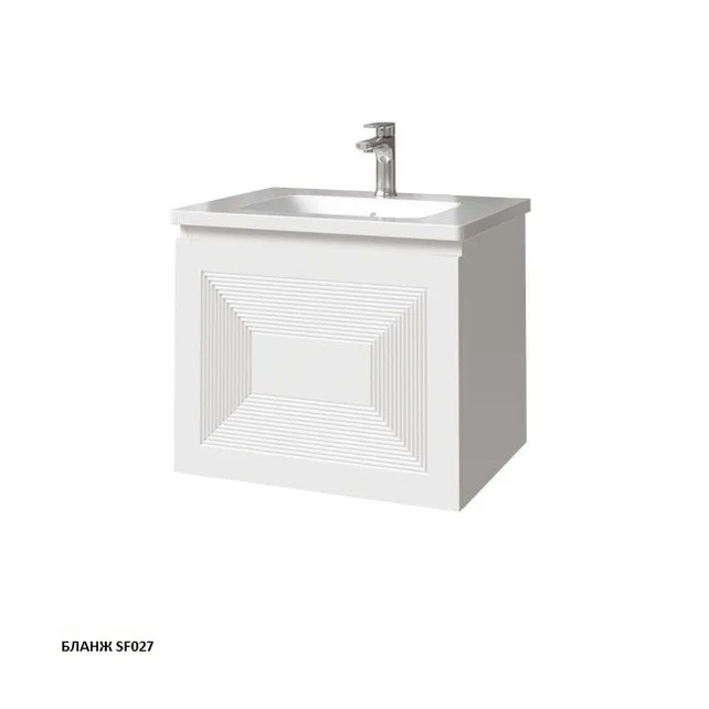 Приобрести caprigo тумба с раковиной подвесная modo quarta 60 см, белая 35715-sf023