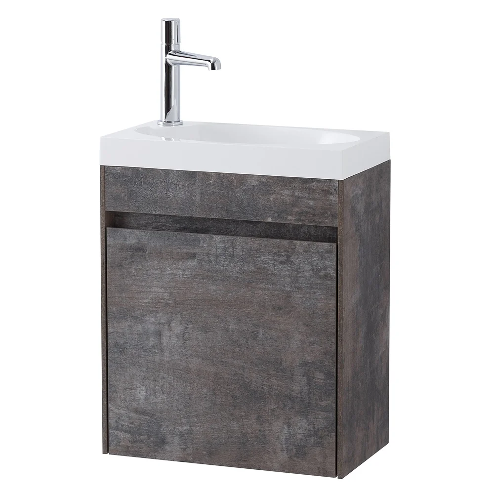 Приобрести belbagno тумба с раковиной pietra mini 46 см, подвесная с дверью 46-r stone, белая раковина