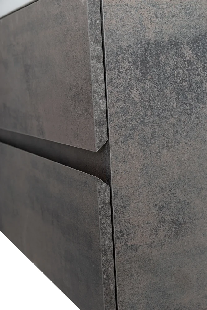 Приобрести cezares тумба подвесная с раковиной molveno 46 100 см ossido, темно коричневая molveno 46-100-2c-so-ossmolveno 46-100-2c-so-oss