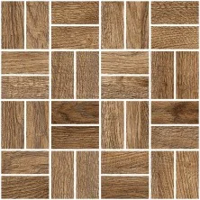 Мозаика Grasaro Italian Wood 245х245, SR, темно коричневая