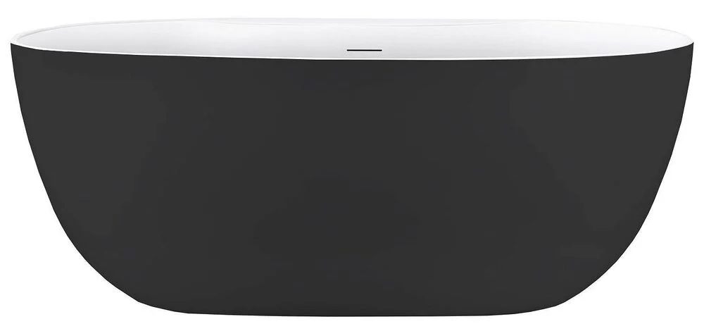 Приобрести aquanet акриловая ванна family sweet 170x78 см, черная 155778-gw-mb gloss finish