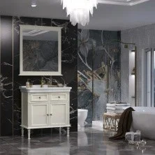 Opadiris Зеркало Кантара 84х94 см, слоновая кость