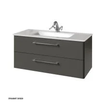 Caprigo Тумба с раковиной ACCORD 100 см, графит
