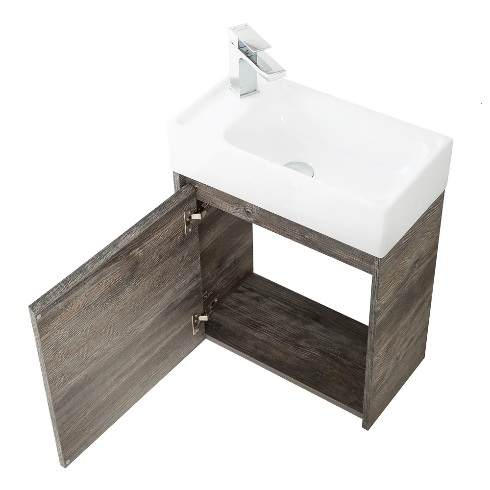 Приобрести belbagno тумба с раковиной kraft mini 50 см, подвесная pino pasadena левосторонняя, белая раковина