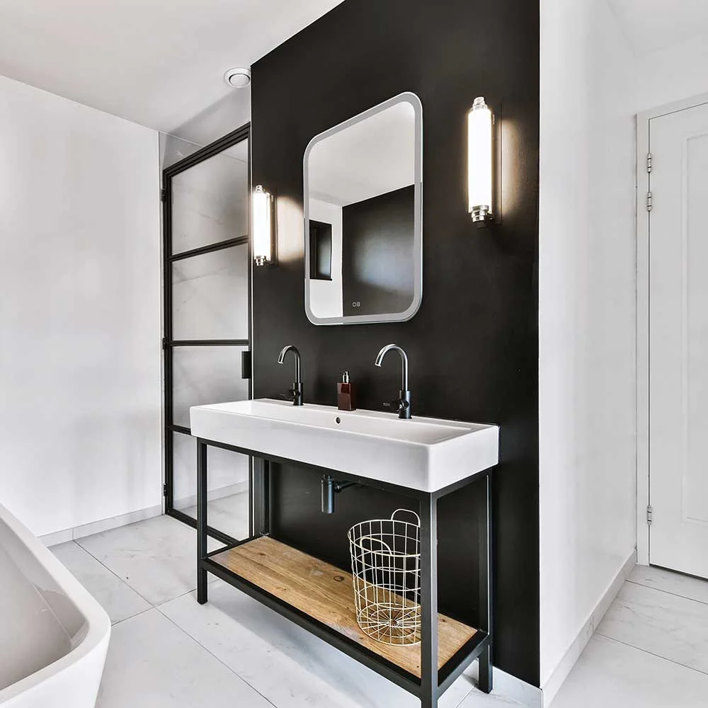 Приобрести azario зеркало стив 60х80 см c подсветкой, сенсор выключатель, подогрев led-00002405