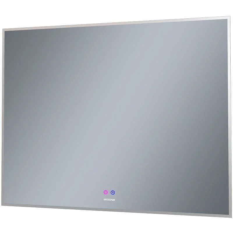 Приобрести grossman зеркало с подсветкой pragma норма 100х80 см, с подогревом, белое 1810080