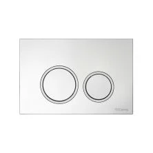 TECE Кнопка смыва Spring R для инсталляции, глянцевый хром, контур хром матовый 9940101