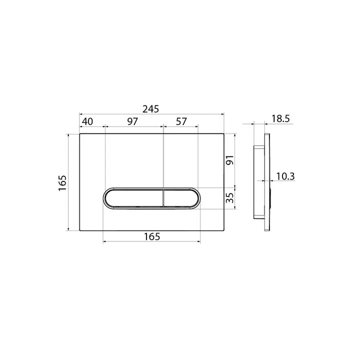 Приобрести iddis смывная клавиша unifix 010, хром uni31chi77