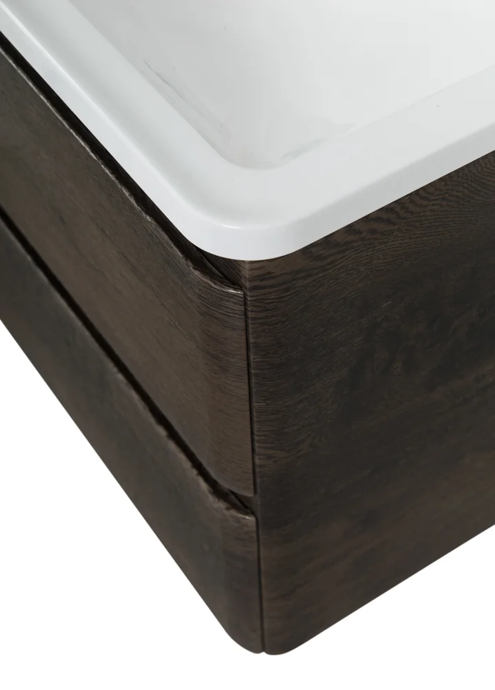 Приобрести belbagno тумба с раковиной albano 100 см, подвесная rovere nature grigio, белая раковина