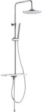 Aquanet Душевая стойка Pragmatic R 126 см, хром AF430-70-R-C, с полочкой