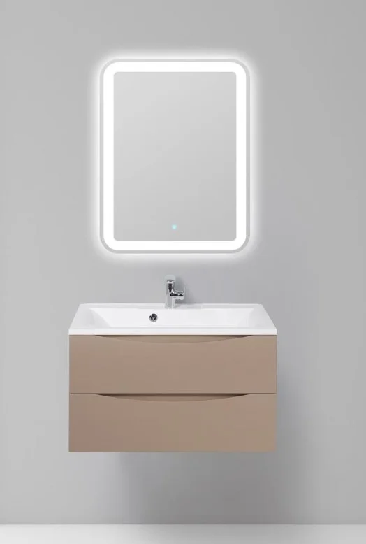 Приобрести тумба подвесная с раковиной belbagno marino-900-2c-so-cl-p 90 см, cappuccino lucido