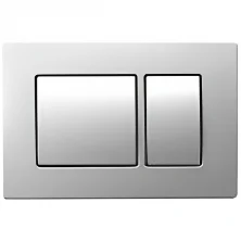 Azario Смывная клавиша, хром матовый AZ-8200-0030