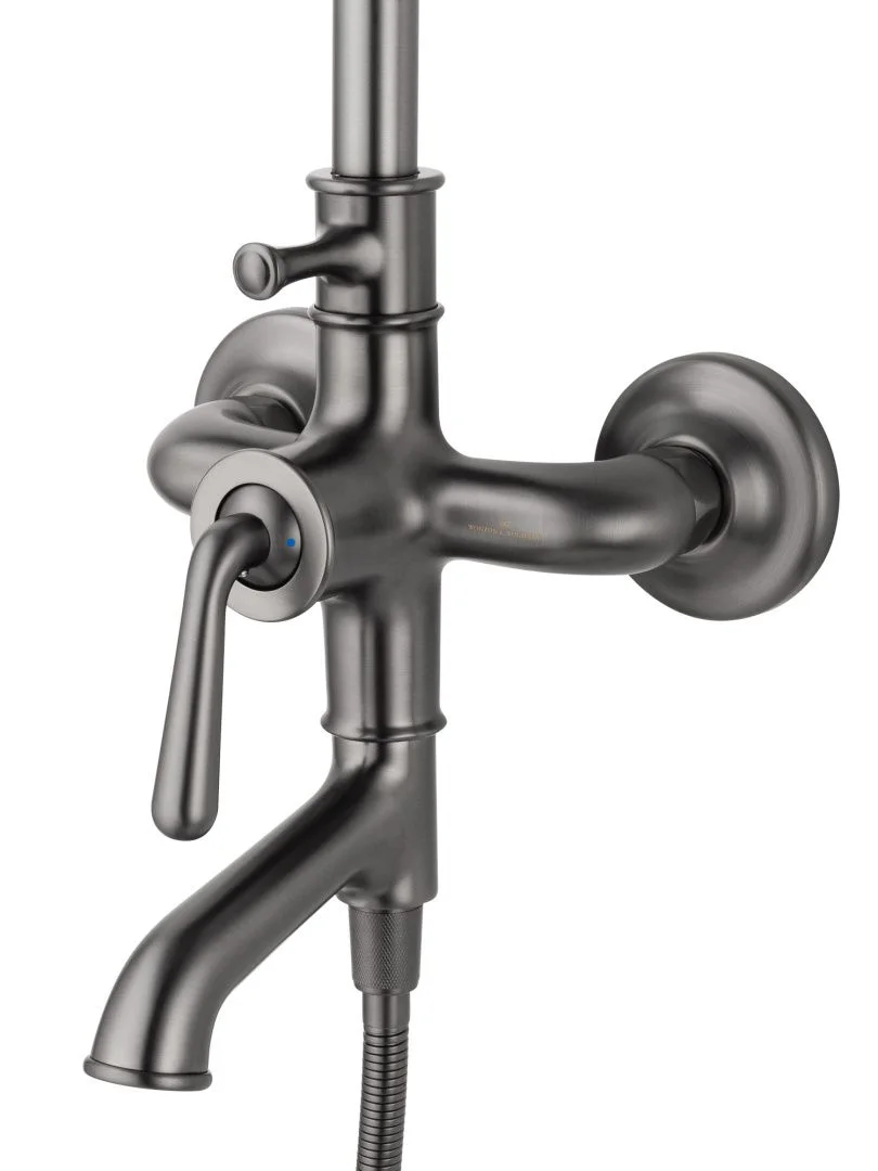 Приобрести душевая система wonzon & woghand steam, темный графит (ww-88739008-bgm)