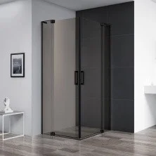 CEZARES Душевое ограждение SLIDER 70х80см SLIDER-AH-2-70/80-80/90-GRIGIO-NERO