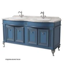 Caprigo Тумба с раковиной FRESCO 160 см, голубая, эмаль