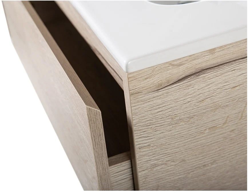 Приобрести тумба подвесная с раковиной belbagno kraft-600-2c-so-rgb 60 см, rovere galifax bianco