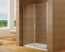 Aquanet Душевая дверь Cinetic 170, прозрачное стекло (AE12-N-90H190U-CT + AE12-F-80H190U-CT)