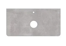 Mirsant Столешница Grey 100 см, серая УТ000068959