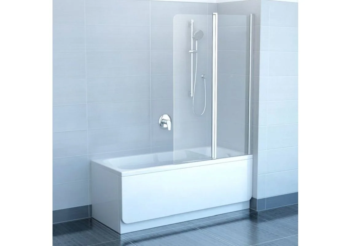 Приобрести ravak шторка для ванны chrome cvs2 100 см 7qra0u00z1 r сатин/прозрачное