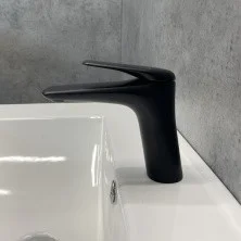 Comforty Смеситель для раковины, черный матовый, FC074A-CMT