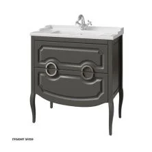 Caprigo Тумба с раковиной FIRENZE 80 см, графит