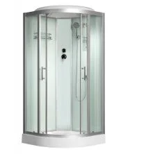 Frank Душевая кабина F302, низкий поддон, полукруглая