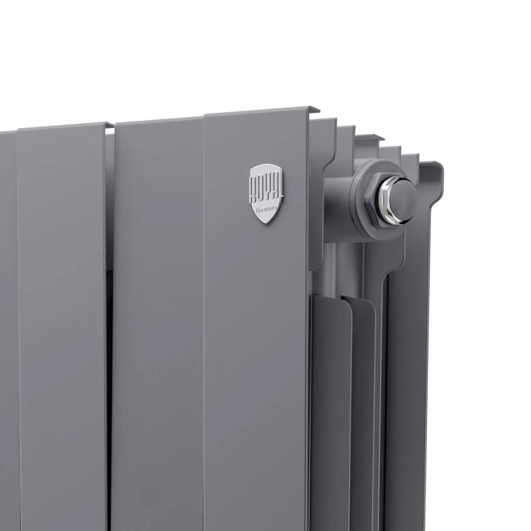 Приобрести royal thermo радиатор биметаллический pianoforte 500 /silver satin ( серебристый ) - 4 секц.