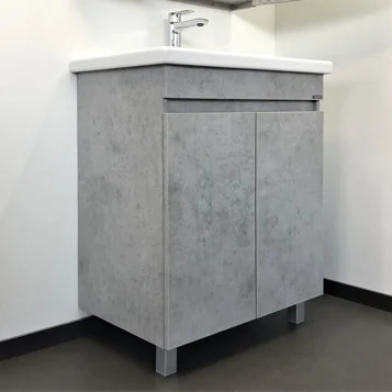 Приобрести сomforty тумба с раковиной напольная осло-70нд , светлый бетон