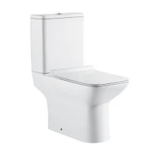 Sole Унитаз компакт Quadro с функцией биде, безободковый с сиденьем дюропласт, микролифт УТ000041115