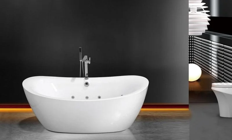 Приобрести frank гидромассажная ванна f162 180х85 см, овальная, белая