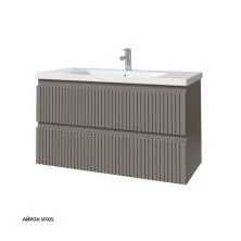 Caprigo Тумба с раковиной FORTE STRIPE 100 см, айрон