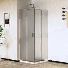 Vincea Душевое ограждение City 80х80 см, текстурное, хром VSS-5CT800MT