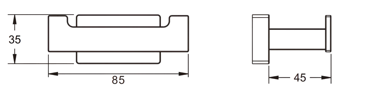 Приобрести крючок двойной vieir v5002c черный