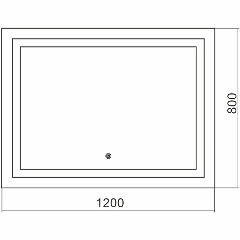 Приобрести azario зеркало ливия 120х80 см, белый, с подсветкой, сенсорный выключатель, диммер, подогрев фр-00001767