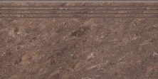 Ступень Grasaro Crystal 294x600 мм, G-630, полированная, коричневая